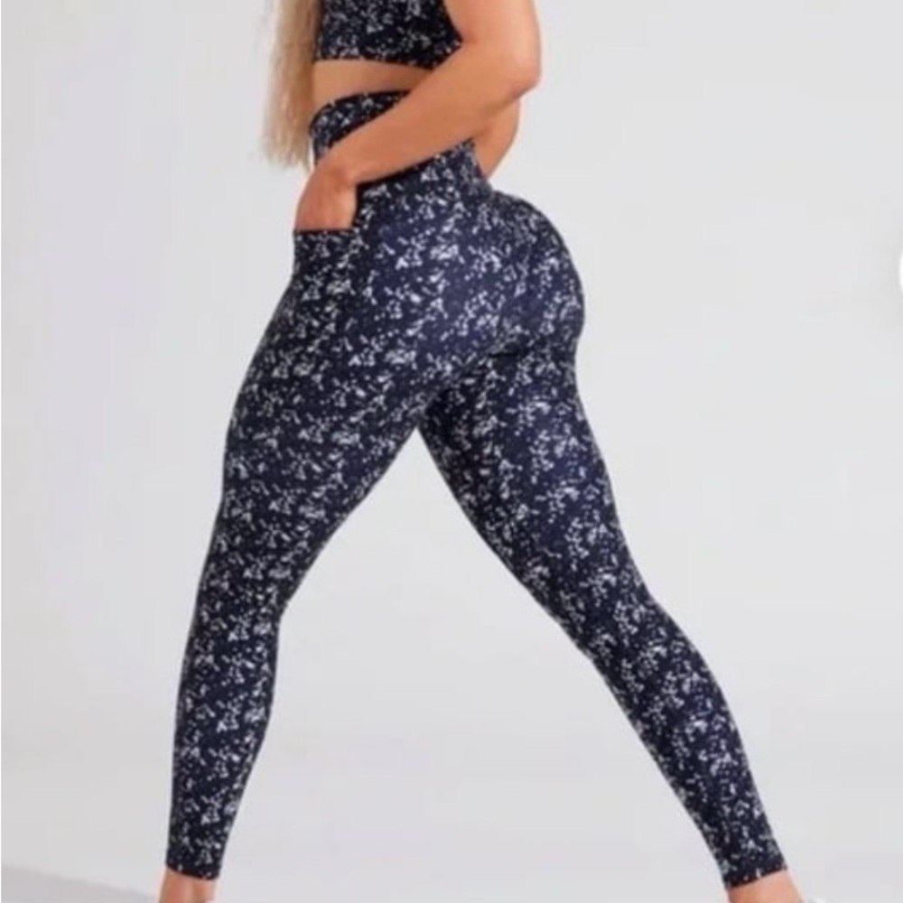 buffbunny collection navy terrazzo set